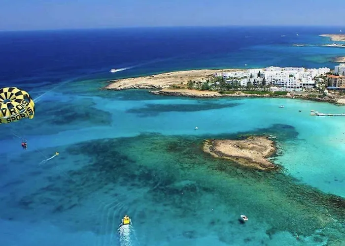 Dazzling Akame 3 Bedrooms Beachfront Vila Protaras