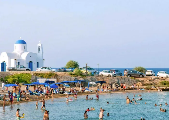 Dazzling Akame 3 Bedrooms Beachfront Vila Protaras