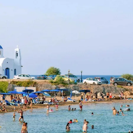 Villa Dazzling Akame 3 Bedrooms Beachfront Private Outdoor Pool Furished Sun Terrace Ellinon Protaras